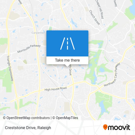 Creststone Drive map