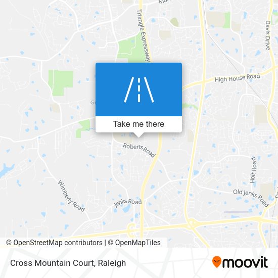 Mapa de Cross Mountain Court