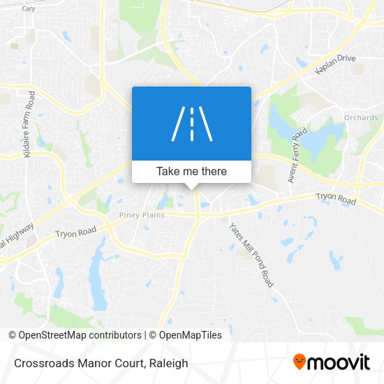 Crossroads Manor Court map