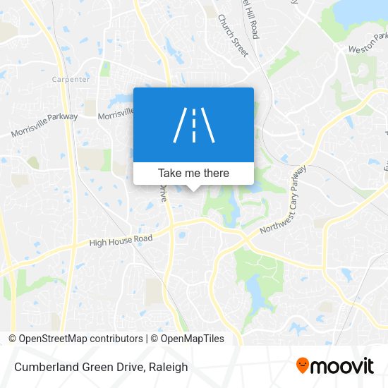 Cumberland Green Drive map
