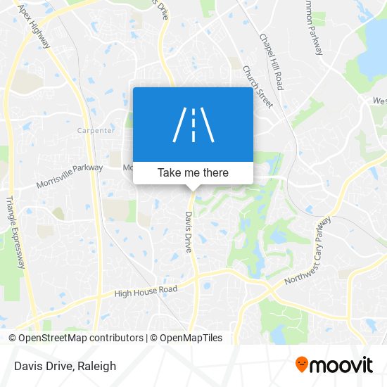 Davis Drive map