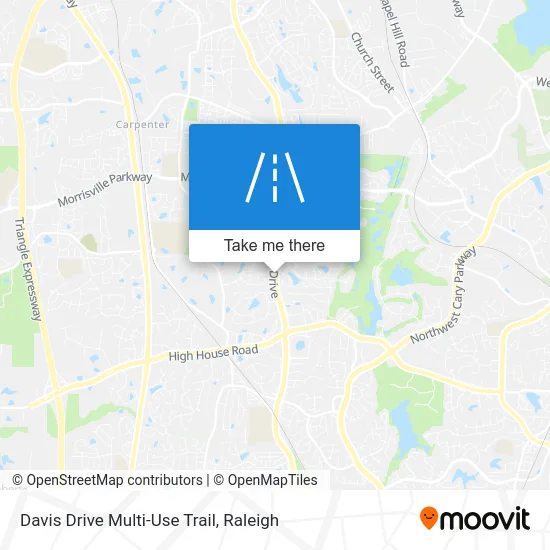 Davis Drive Multi-Use Trail map
