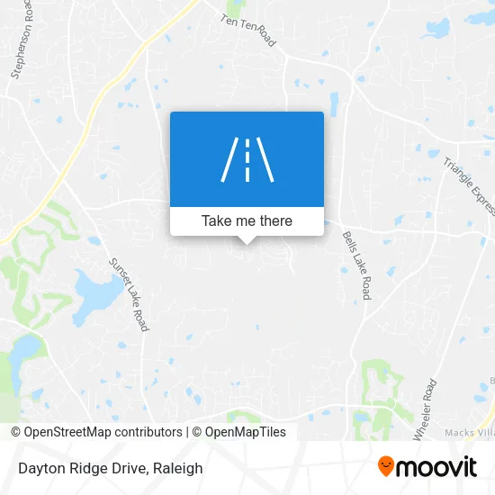 Dayton Ridge Drive map