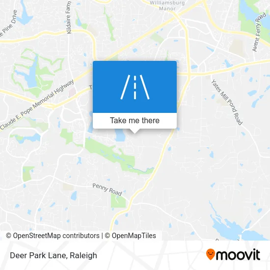 Deer Park Lane map