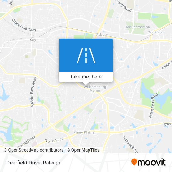 Mapa de Deerfield Drive