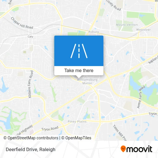 Deerfield Drive map