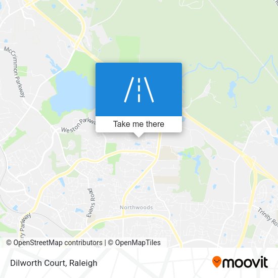 Mapa de Dilworth Court