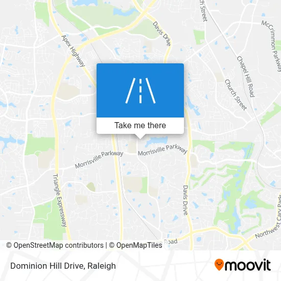 Dominion Hill Drive map