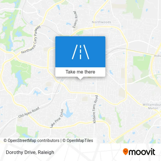 Dorothy Drive map