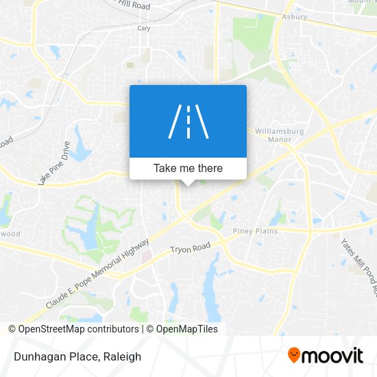 Mapa de Dunhagan Place