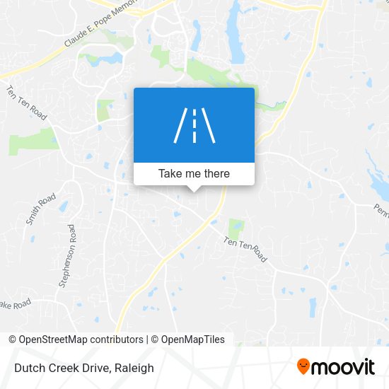 Dutch Creek Drive map