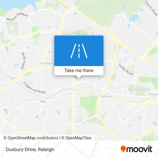 Duxbury Drive map