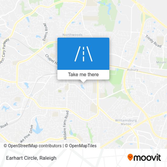 Mapa de Earhart Circle