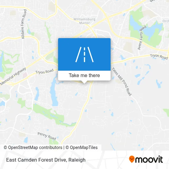East Camden Forest Drive map