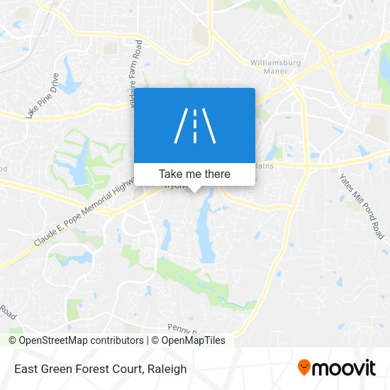 Mapa de East Green Forest Court