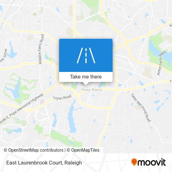 East Laurenbrook Court map