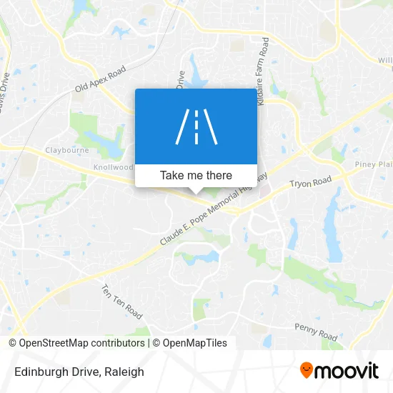 Edinburgh Drive map