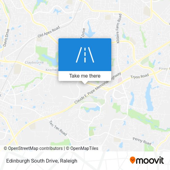 Edinburgh South Drive map