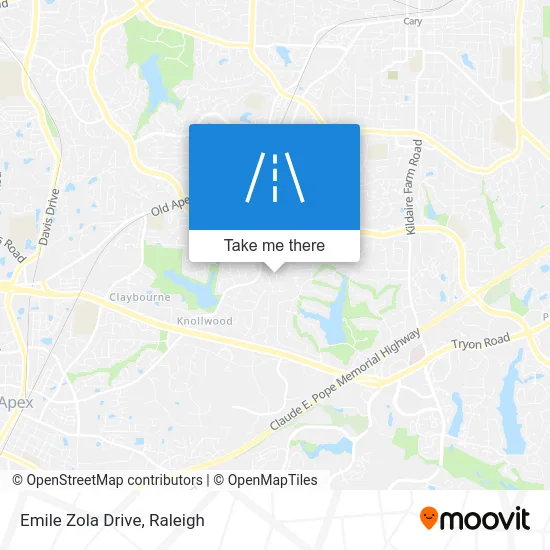 Emile Zola Drive map