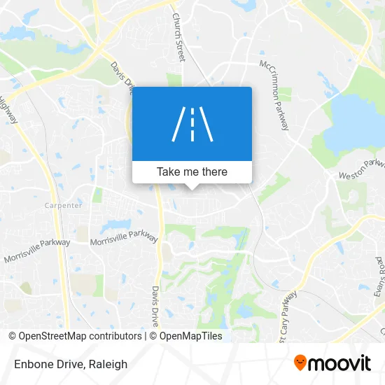 Mapa de Enbone Drive