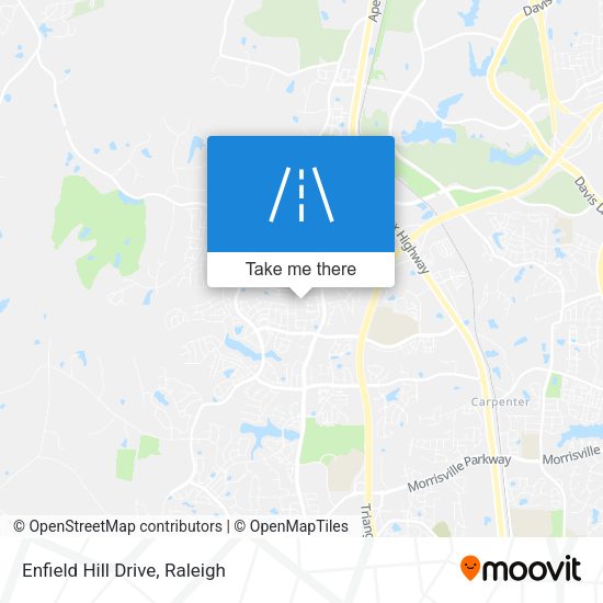 Mapa de Enfield Hill Drive