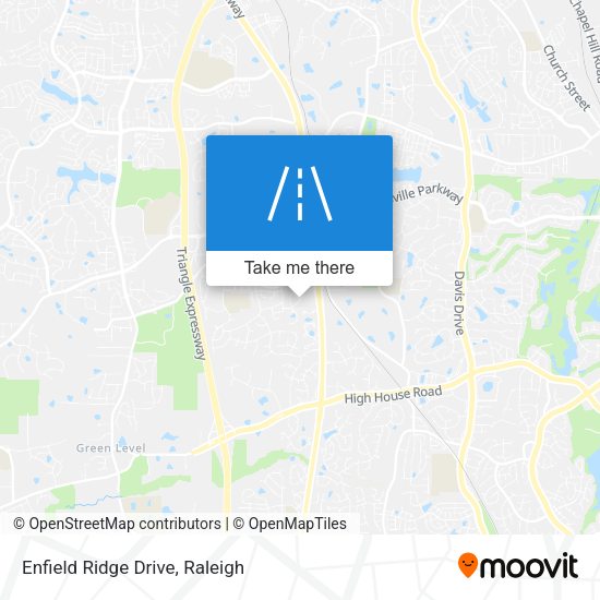 Enfield Ridge Drive map