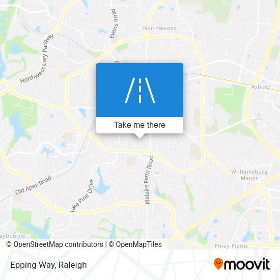 Epping Way map