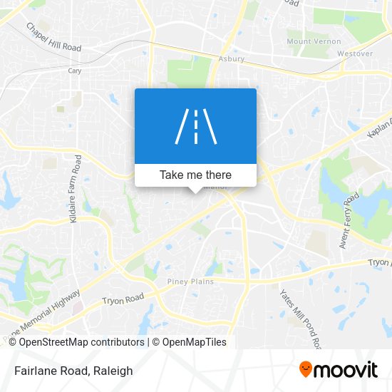Mapa de Fairlane Road