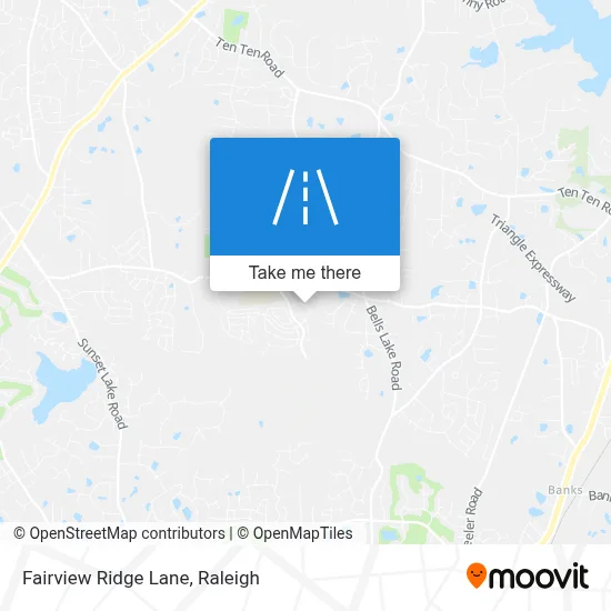 Fairview Ridge Lane map