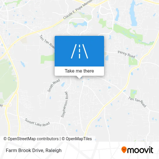 Farm Brook Drive map