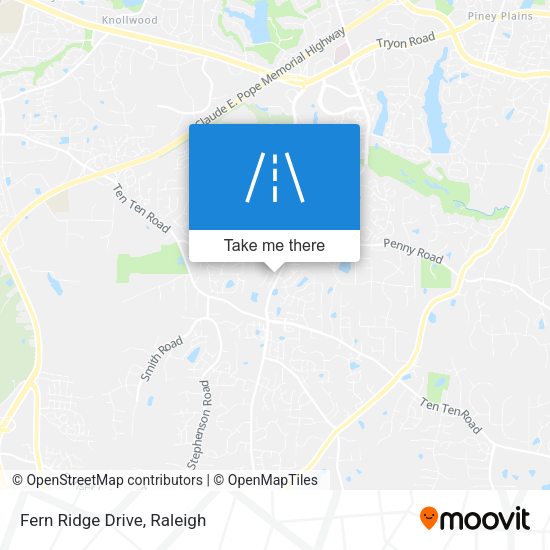 Mapa de Fern Ridge Drive