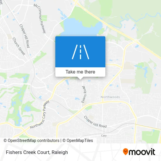 Fishers Creek Court map