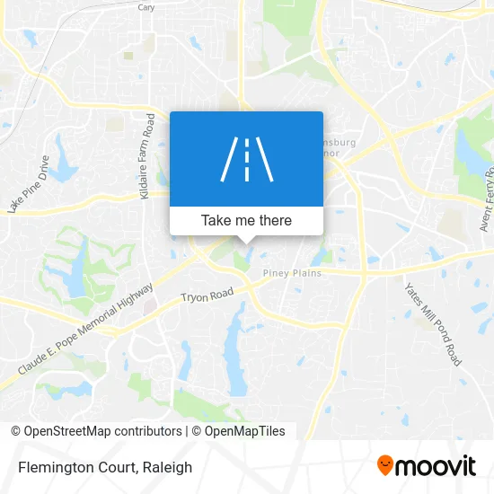 Flemington Court map