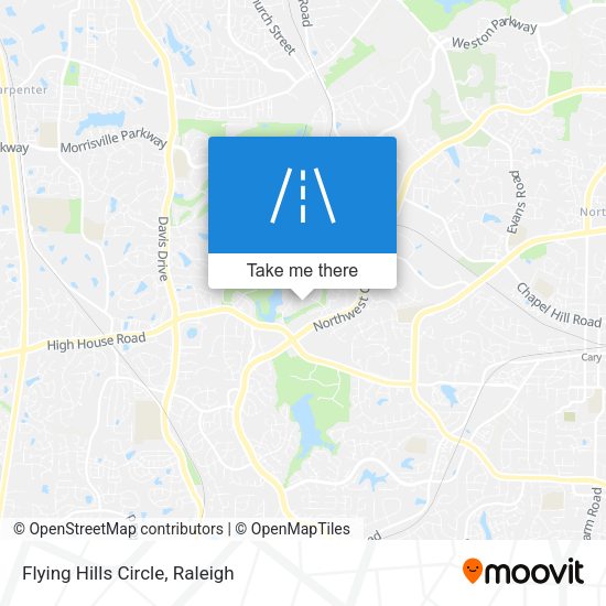 Flying Hills Circle map