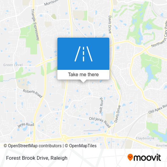 Mapa de Forest Brook Drive