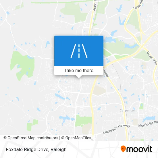 Foxdale Ridge Drive map
