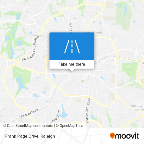 Frank Page Drive map