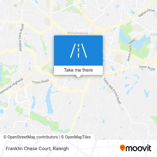 Franklin Chase Court map