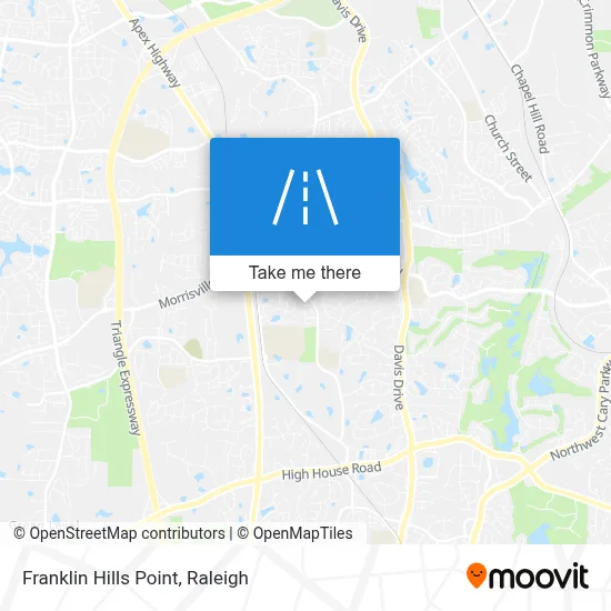 Franklin Hills Point map