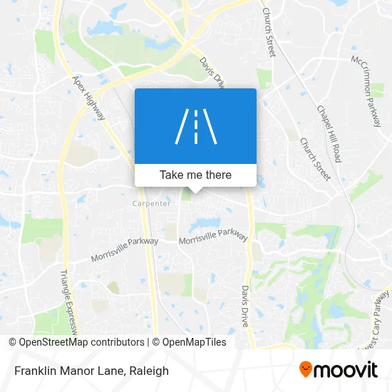 Franklin Manor Lane map