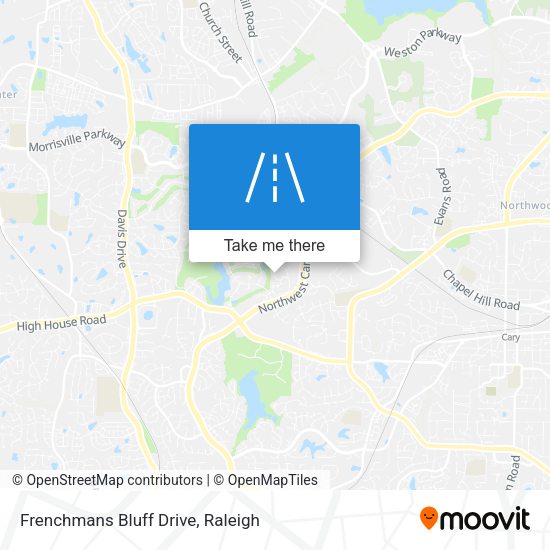 Frenchmans Bluff Drive map