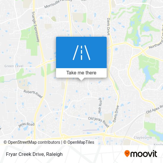 Mapa de Fryar Creek Drive