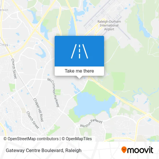 Gateway Centre Boulevard map