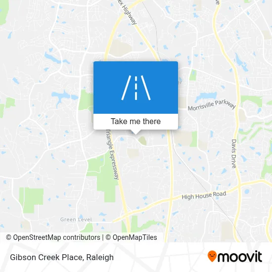 Gibson Creek Place map