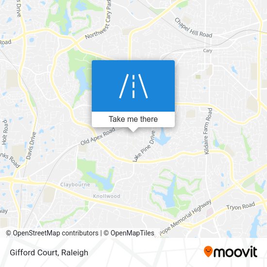 Mapa de Gifford Court