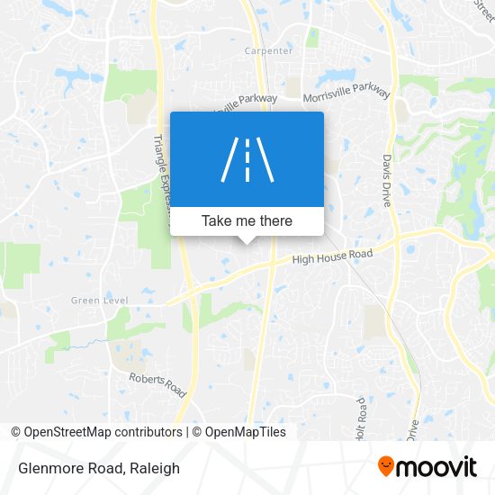 Mapa de Glenmore Road