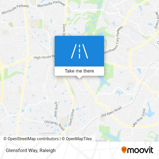 Glensford Way map