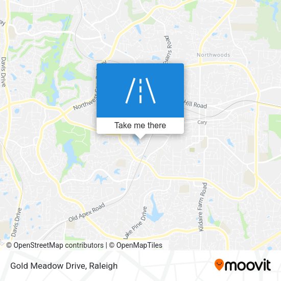 Mapa de Gold Meadow Drive
