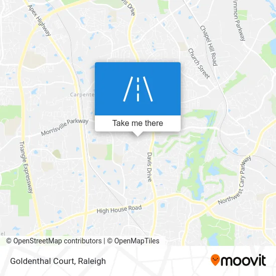 Goldenthal Court map