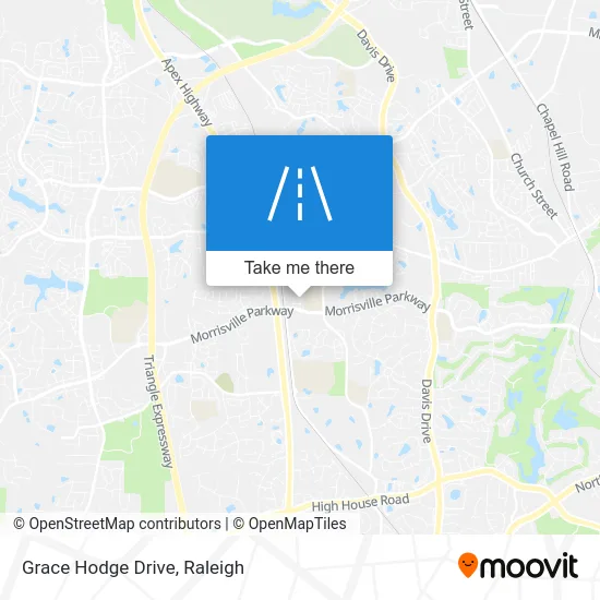Grace Hodge Drive map